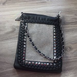 Studded hand bag